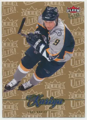 2007-08 FLEER ULTRA - PAUL KARIYA #89 GOLD MEDALLION