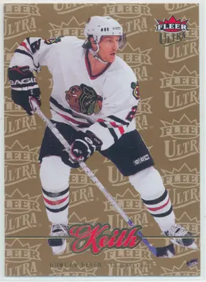 2007-08 FLEER ULTRA - DUNCAN KEITH #159 GOLD MEDALLION
