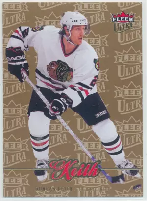 2007-08 FLEER ULTRA - DUNCAN KEITH #159 GOLD MEDALLION