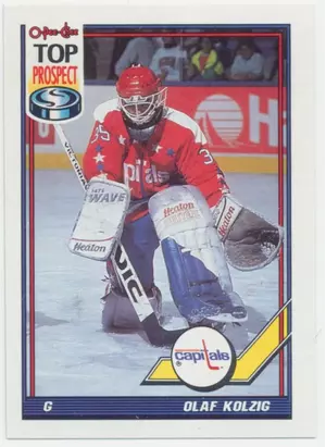 1991-92 O-PEE-CHEE - OLAF KOLZIG #290 RC