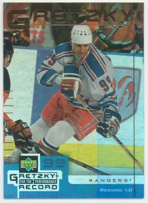 1999-00 McDONALD'S - WAYNE GRETZKY #10 GRETZKY PERFORMANCE FOR THE RECORD