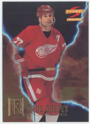 1996-97 SCORE - PAUL COFFEY #6 SUPERSTITIOUS 13