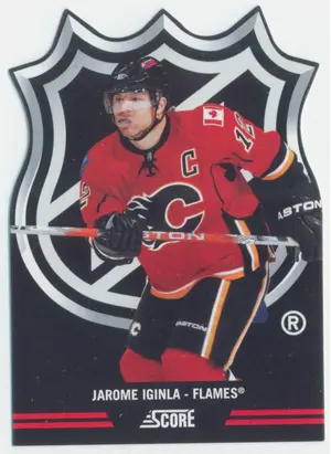 2011-12 SCORE - JAROME IGINLA #5 SHIELD DIE CUTS
