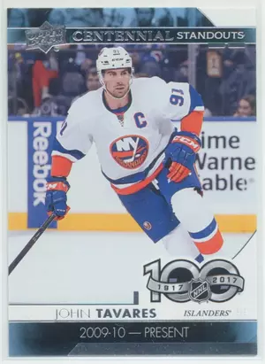 2017-18 UPPER DECK - JOHN TAVARES #CS-41 CENTENNIAL STANDOUTS