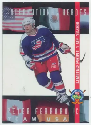 1994 CLASSIC PRO PROSPECTS - PETER FERRARO #LP5 INTERNATIONAL HEROES /12000