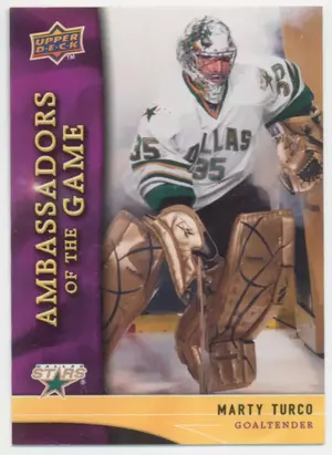 2009-10 UPPER DECK - MARTY TURCO #AG17 AMBASSADORS OF THE GAME