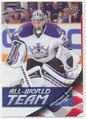 2011-12 UPPER DECK - JONATHAN QUICK #AW16 ALL-WORLD TEAM