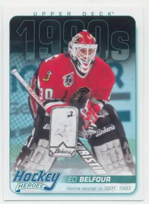 2013-14 UPPER DECK - ED BELFOUR #HH56 HOCKEY HEROES