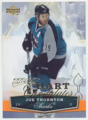 2007-08 MVP - JOE THORNTON #HC4 HART CANDIDATES