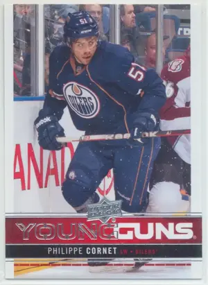 2012-13 UPPER DECK - PHILIPPE CORNET #223 YOUNG GUNS