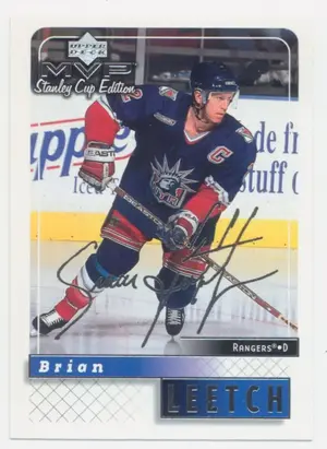 1999-00 MVP STANLEY CUP EDITION - BRIAN LEETCH #120 SILVER SCRIPTS