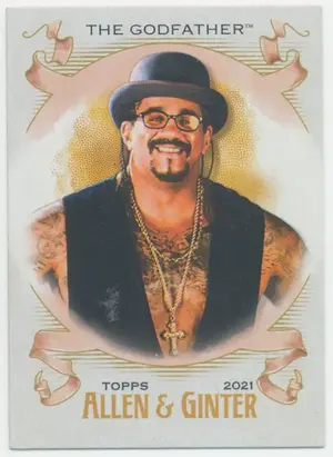 2021 Topps Heritage WWE - The Godfather #AG-30 Allen & Ginter