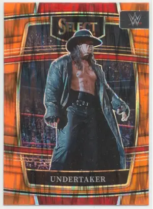 2022 Select WWE - Undertaker #30 Concourse Orange Flash Prizm Parallel