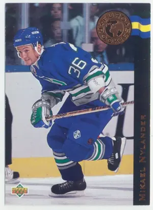 1992-93 UPPER DECK - MIKAEL NYLANDER #ER2 EURO ROOKIES⚠️