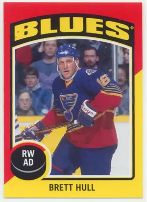 2014-15 O-PEE-CHEE - BRETT HULL #ST-31 STICKERS