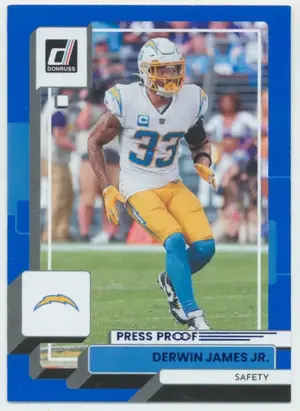 2022 Donruss - Derwin James Jr. #297 Press Proof Blue Parallel