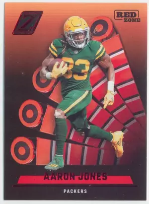 2022 Zenith - Aaron Jones #47 Red Zone Parallel