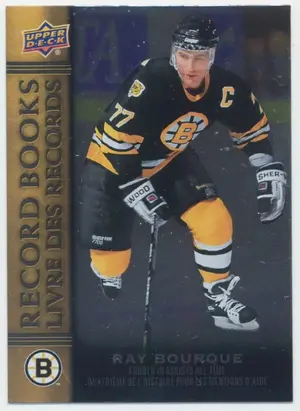2023 TIM HORTONS LEGENDS - RAY BOURQUE #RB-7 RECORD BOOKS