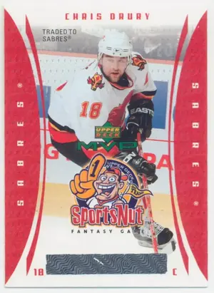 2003-04 MVP - CHRIS DRURY #SN16 SPORTSNUT FANTASY