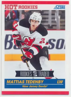 2010-11 SCORE ROOKIES & TRADED - MATTIAS TEDENBY #613