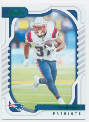 2022 Absolute - Damien Harris #75 Green Parallel