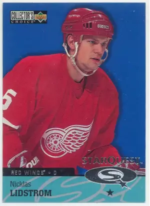 1997-98 COLLECTOR'S CHOICE - NICKLAS LIDSTROM #SQ5 STARQUEST⚠️