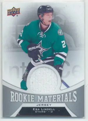 2016-17 UPPER DECK - ESA LINDELL #RM-EL ROOKIE MATERIALS