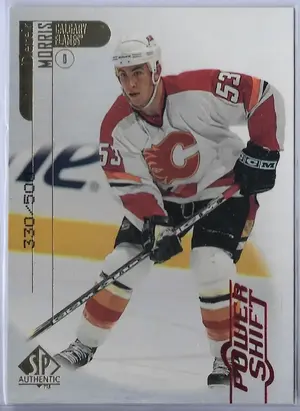 1998-99 SP Authentic Power Shift #11 Derek Morris (330/500)