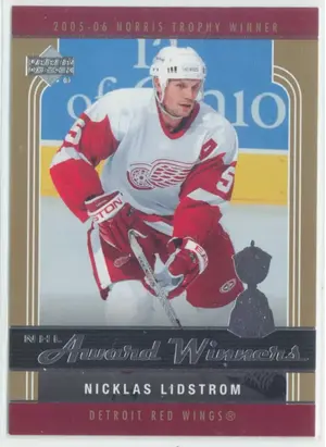 2006-07 UPPER DECK - NICKLAS LIDSTROM #AW3 AWARD WINNERS
