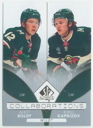 2022-23 SP AUTHENTIC - MATT BOLDY/KIRILL KAPRIZOV #C-12 COLLABORATIONS