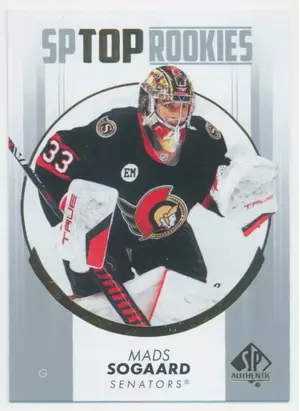 2022-23 SP AUTHENTIC - MADS SOGAARD #TR-25 TOP ROOKIES