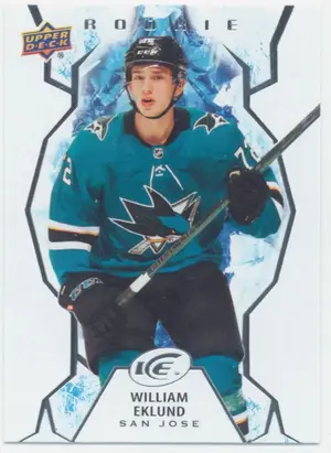 2021-22 UPPER DECK ICE - WILLIAM EKLUND #116 ROOKIE