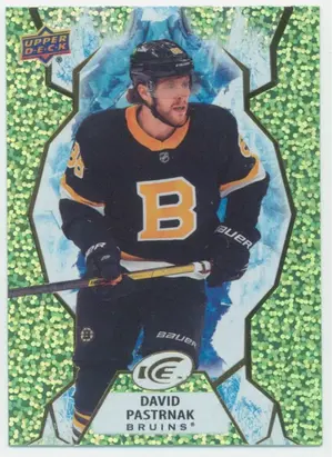 2021-22 UPPER DECK ICE - DAVID PASTRNAK #57 GREEN PARALLEL