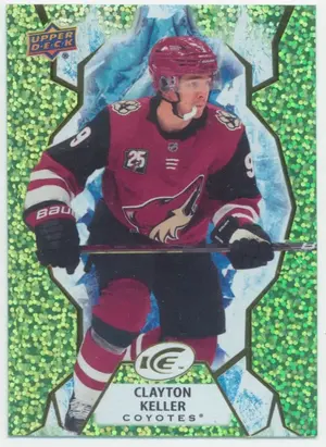 2021-22 UPPER DECK ICE - CLAYTON KELLER #93 GREEN PARALLEL