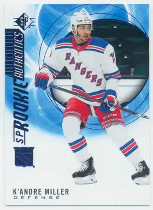 2020-21 SP - K'ANDRE MILLER #130 ROOKIE AUTHENTICS BLUE PARALLEL