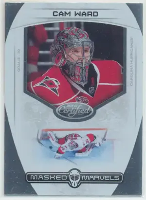 2011-12 PANINI CERTIFIED - CAM WARD #4 MASKED MARVELS