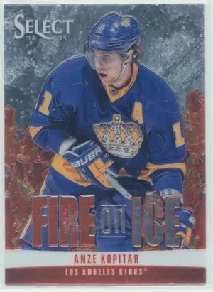 2013-14 PANINI SELECT - ANZE KOPITAR #FS-17 FIRE ON ICE