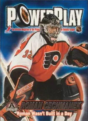 2001-02 ADRENALINE - ROMAN CECHMANEK #26 POWER PLAY