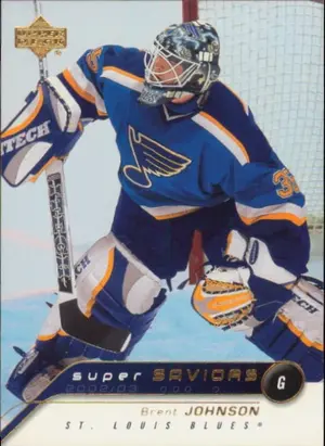 2002-03 UPPER DECK - BRENT JOHNSON #SA13 SUPER SAVIORS