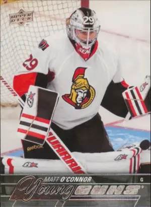 2015-16 UPPER DECK - MATT O'CONNOR #233 YOUNG GUNS
