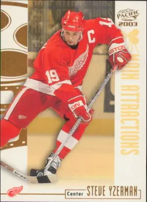 2002-03 PACIFIC - STEVE YZERMAN #7 MAIN ATTRACTIONS