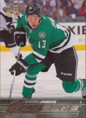 2015-16 UPPER DECK - MATTIAS JANMARK #244 YOUNG GUNS