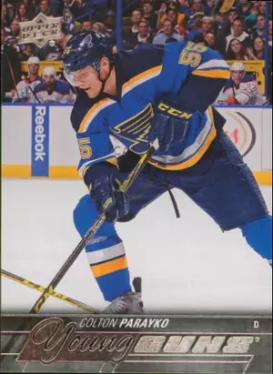 2015-16 UPPER DECK - COLTON PARAYKO #235 YOUNG GUNS