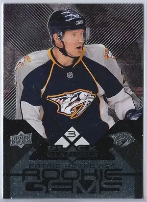 2008-09 Black Diamond (Rookie Gems Triple Diamond) #160 Patric Hornqvist RC