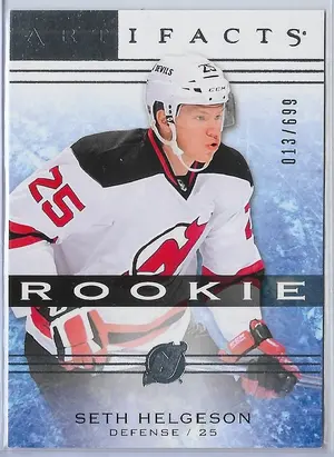 2014-15 Artifacts #189 Seth Helgeson RC (013/699)