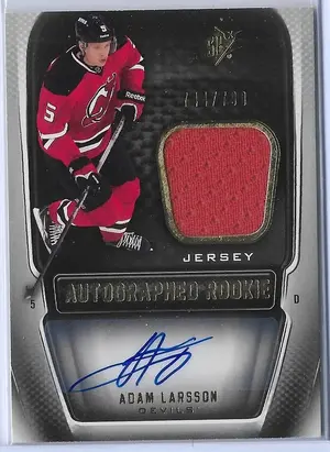 2011-12 SPx #190 Adam Larsson RC (744/799)