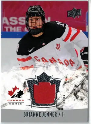 2015-16 UD Canada Women Brianne Jenner GU Jersey