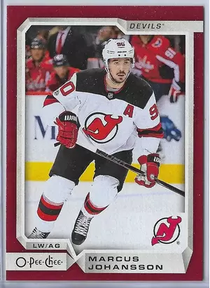 2018-19 O-Pee-Chee Red #380 Marcus Johansson