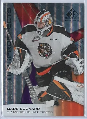 2019-20 SP Game Used CHL (Authentic Prospects) Orange #21 Mads Sogaard (057/199) *