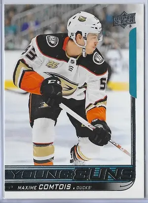 2018-19 Upper Deck #216 Maxime Comtois RC (Young Guns)